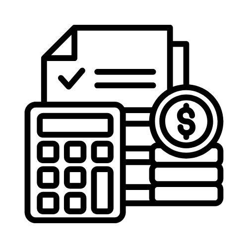 a calculator icon showing that Quick Response Garage Door Services offers financing options for garage door related services