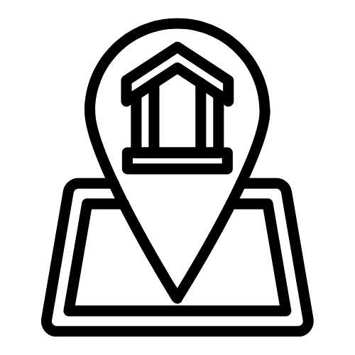 an icon showing a house that represents the fact that Quick Response Garage Door Services is a family-owned, local business here in Phoenix, AZ