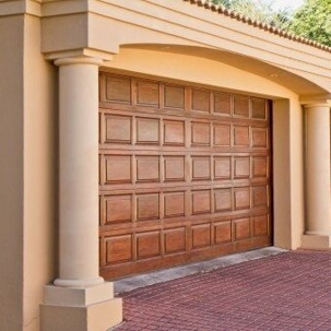 Garage Door Stand Out With Architectural Landscape Lighting